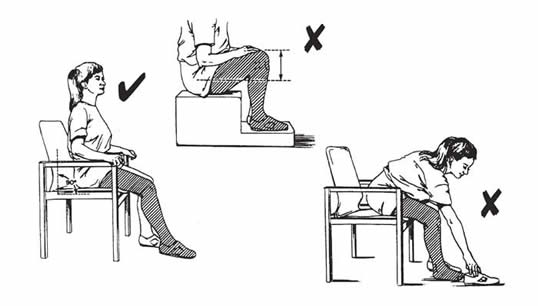 Chair Height after Hip or Knee Replacement 